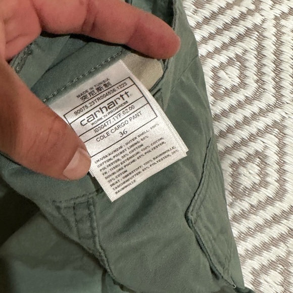 Carhartt WIP Cargo Relaxed Fit Baggy Pants Mens 36x30 - Picture 2 of 3
